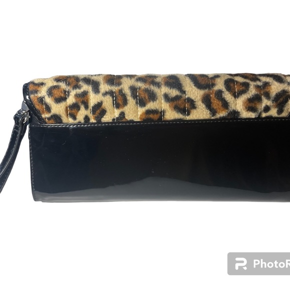 LUX DE VILLE MISS LUX CLUTCH BLK/LEOPARD - Picture 10 of 11